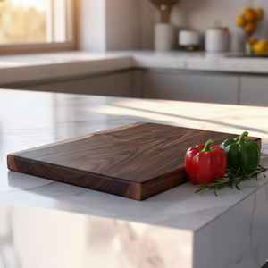 Tabla de Cortar y Plato para Servir de Bambú, Duradera, Forma Rectangular, 12 mm de Grosor, Apta para Lavavajillas - Product Image 4