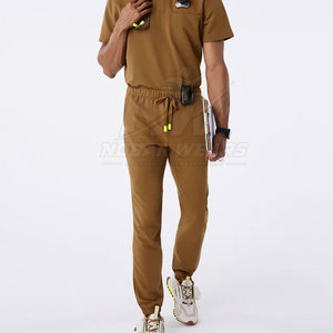 Pantalon de travail confortable pour hommes, uniforme médical pour infirmiers et médecins, avec personnalisation de la marque et des tailles - Product Image 2