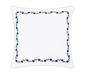 Wholesale Custom Cotton Duvet Cover Sets Embroidered Navy Blue Floral Bedding Sets Pillowcases Wearable for Home Hotel Wedding - Product Image 6