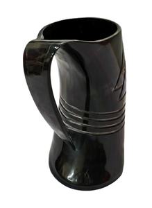 Chope à boire viking artisanale en corne de bœuf naturelle, design incurvé, style vintage, verre à bière, coupe à hydromel, cadeaux - Product Image 2