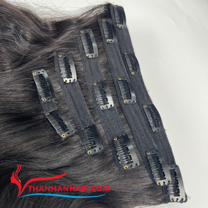 Extensions de cheveux humains à clipser couleur piano – Mèches bicolores – Aspect naturel - Product Image 6