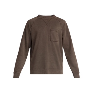เสื้อสเวตเชิ้ตผู้ชายไซส์ใหญ่ สีพื้น ดีไซน์เรียบง่าย สวมใส่สบาย เหมาะสำหรับส่งออก พร้อมโลโก้แบบกำหนดเอง มีกระเป๋า - Product Image 3