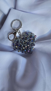 Llavero con Cuentas de Cristal, Corazón Hecho a Mano, Ecológico, Regalo de Boda, Joyería, Artesanía - Product Image 3