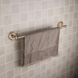 Luxury Polished Gold <b>Bathroom</b> <b>Towel</b> Rail Wall Mounted Brass <b>Towel</b> Bar Holder Hotel Home Washroom Premium <b>Bathroom</b> Accessories - Product Image 2