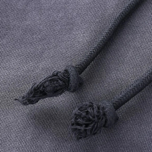 เสื้อฮู้ดดี้ผู้หญิงสไตล์วินเทจลายพิมพ์ 3 มิติ ผ้าฝ้ายเฟรนช์เทอร์รี่ ลุคดิสเทรส ดีไซน์ทำสีแบบแอซิดวอช สำหรับฤดูหนาว - Product Image 5