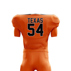 Uniforme de football américain vintage de haute qualité, respirant, avec logo personnalisé sur le devant, marque personnalisée, 100% polyester, vêtements de sport pour hommes - Product Image 2