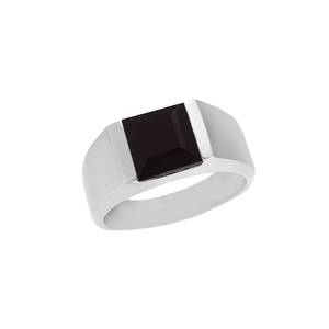 Black Onyx <b>Ring</b> 925 Sterling <b>Silver</b> Or 14K Solid Gold Engagement <b>Ring</b> Black Onyx Signet <b>Ring</b> July Birthstone Gift For Him - Product Image 5