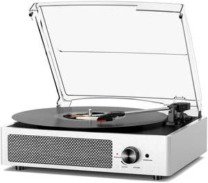 Tocadiscos HiFi con Altavoces, Tocadiscos Profesional <span class=keywords><strong>de</strong></span> Vinilo con Transmisión por Correa, Los <span class=keywords><strong>Mejores</strong></span> Tocadiscos para Audiófilos - Product Image 1