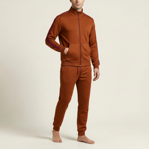 Conjunto Deportivo de Chándal con Cierre de Cremallera de Poliéster, Fabricación OEM ODM - Product Image 1