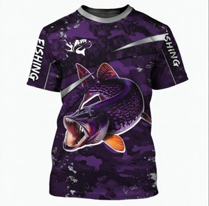 Chemise de pêche sur mesure, chemise de pêche anti-UV, chemise respirante à séchage rapide, vêtements de pêche en gros - Product Image 4