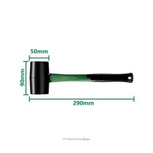 Marteau en caoutchouc de haute qualité ISKU 12oz, marteau texturé antidérapant en TPR, manche en fibre de verre 290mm, bricolage, travail du bois, construction - Product Image 3