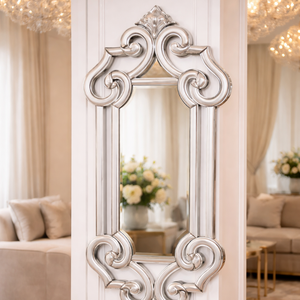 Espejo Decorativo de Pared de Estilo Barroco Veneciano de Lujo | Espejo Decorativo de Estilo Antiguo para Sala de Estar, Vestíbulo de Hotel y Decoración Interior Clásica - Product Image 4