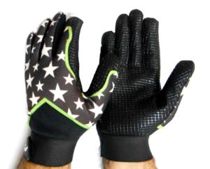 Guantes de Bateo de Béisbol Profesionales Coloridos, Diseñados con Palma de Cuero Vacuno 100%, Colores Personalizados con Logotipo, Cierre de Gancho y Bucle - Product Image 3