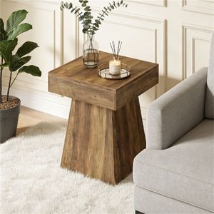 Square <b>Side</b> Table Versatile Tea or Coffee Table with Bedside Usage - Product Image 3