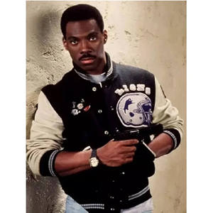 Veste universitaire en laine noire personnalisée avec manches en cuir crème, patch brodé en chenille, veste de style Letterman, OEM, étiquette privée - Product Image 6