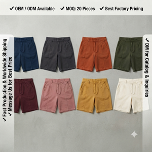 Premium <b>Old</b> Money Style White Solid Men's Summer Thin Blended Breathable Cropped Loose Straight Mid-length Mens <b>Shorts</b> - Product Image 4