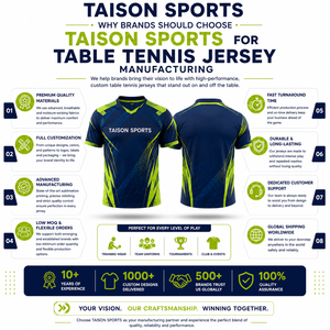 เสื้อเทเบิลเทนนิสแขนสั้นผ้าโพลีเอสเตอร์พรีเมียม 160 GSM ระบายอากาศ ป้องกันรังสียูวี สีชมพู กรมท่า ขาว รับสั่งพิมพ์ลายตามแบบ OEM - Product Image 4