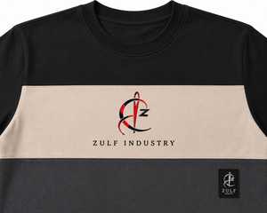 Camiseta de Manga Corta con Cuello Redondo para Hombre, Diseño Color Block, Estilo Urbano Oversize, Ribete en Contraste, Logotipo Serigrafiado en la Parte Delantera - Product Image 5