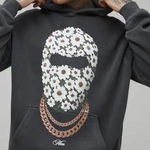 Sudadera con Capucha de Algodón Grueso de Alta Calidad para Hombre, Estampado Puff Oversize con Patrón Web, Estilo Urbano Grueso para Invierno, Fabricantes ODM - Product Image 4