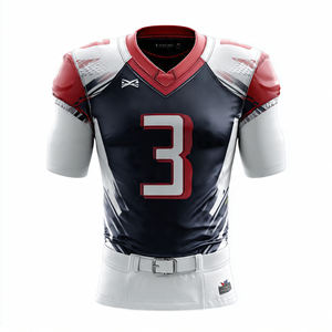 Maillots de football de haute qualité, hauts de sport pour l'entraînement, maillots de football américain personnalisables par sublimation - Product Image 4