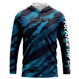 Custom Camouflage Fishing <b>Hoodie</b> Long Sleeve Breathable Quick Dry Outdoor Angler Shirt Summer Hiking Wear <b>UV</b> Blocking 2026 OEM - Product Image 1