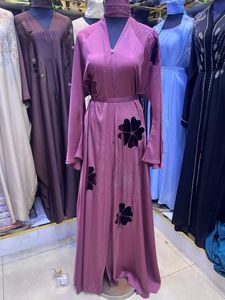 Nouvelle Abaya de Dubaï, magnifique vêtement islamique traditionnel noir pour femmes, Abaya d'Arabie Saoudite, vêtements musulmans, vêtements du Golfe - Product Image 3