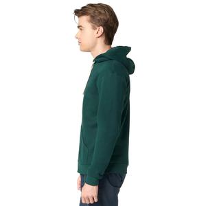 Sudadera con capucha de algodón grueso para hombre, con cremallera completa, estilo casual, para gimnasio, entrenamiento, uso diario, chaqueta. - Product Image 4