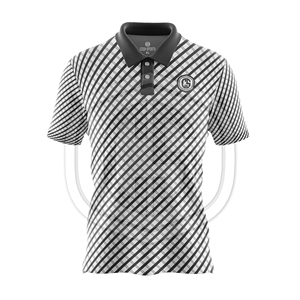 Camiseta Deportiva Polo de Manga Corta con Estampado Personalizado, Secado Rápido, Transpirable, Cuello Polo, Ropa para Pickleball para Hombre - Product Image 2