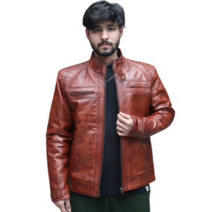 Design Your Own <b>Leather</b> Fashion <b>Jackets</b> High Quality Men <b>Leather</b> <b>Jacket</b> in Best Price <b>Long</b> Sleeve - Product Image 3