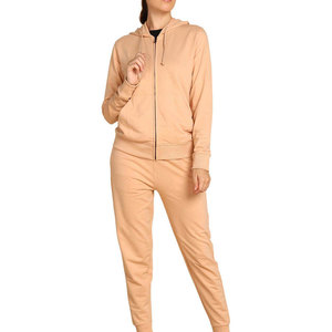 Chándales personalizados con logo impreso para mujer, para uso en exteriores y calle, tallas grandes, color sólido, ropa informal para mujer. - Product Image 1
