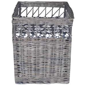 Cuccia per Gatti Leggera e Compatta in Salice Grigio, Arredamento per Animali Domestici - Product Image 3