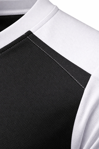 Ensemble d'uniformes de football personnalisés noir et blanc pour hommes, maillot et short de football, séchage rapide, respirant, 100% polyester, OEM ODM - Product Image 6