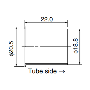 Assemblage de tube SI3/4 de raccord à joint rapide NITTA - Product Image 1