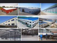 Nave Industrial Prefabricada de Estructura Metálica Moderna, Edificio de Fábrica con Estructura de Acero, Lámina Galvanizada Resistente