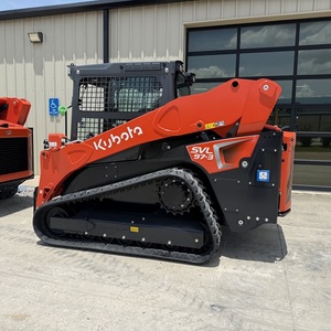 Cargadora compacta de orugas Kubota SVL97-3 usada con cucharón frontal para construcción agrícola, potente Kubota - Product Image 1