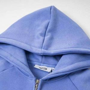 Sweat à capuche zippé épais pour homme avec impression graphique personnalisée COUGH SYRUP, en polaire oversize, pour automne-hiver, vente en gros, streetwear - Product Image 6
