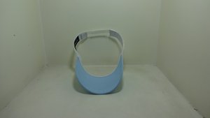 Visera Deportiva Azul Claro Personalizada al por Mayor, Visera de Malla de Alta Calidad con Logotipo Bordado - Product Image 2