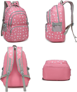 Sac à dos scolaire en jean imperméable tendance avec fermeture éclair, personnalisable, style décontracté pour collégiens et lycéens - Product Image 6
