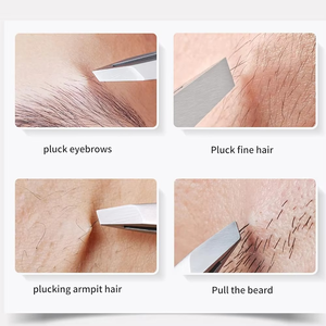 Pinzas profesionales para cejas para un diseño y estilizado impecables, pinzas de precisión para cejas con borde definido para un acabado suave. - Product Image 5