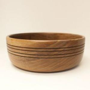 Decorative Natural Finish Eco-Friendly Customizable <b>Wooden</b> Serving Bowl for Luxury Interior Kitchen Styling for Displaying - Product Image 1
