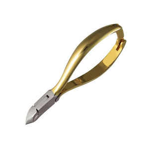 Prix d'usine Pince à cuticules et à ongles pour éliminer les peaux mortes, manche doré, pointe affûtée, ressort simple, pour manucure et pédicure - Product Image 5