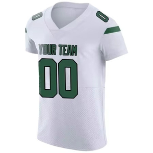 Maillot de football américain personnalisé pour homme, 100 % coton, toile non tissée, taille mi-haute, maille respirante, style vintage - Product Image 2