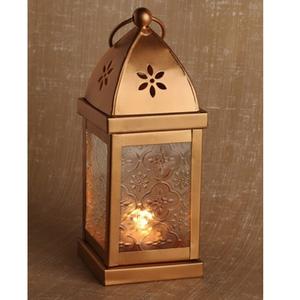 Farol Marroquí de Metal y Vidrio de Diseño Moderno y Lujoso, Faroles para Velas Hechos a Mano, Decoración para el Hogar, Suministro Directo de Fábrica - Product Image 1