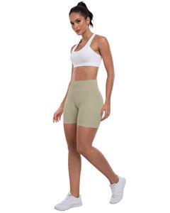 Running Shorts For Women Workout Gym Biker Shorts High Waisted Tummy Control Butt Lifting Sports Yoga Booty Scrunch Butt Shorts - Product Image 4