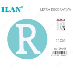 Ilan Lettera Decorativa R 11Cm Bianca Per Decorazione Murale - Product Image 1