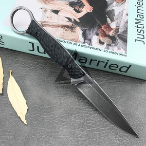 Cuchillos de Hoja Fija de Nuevo Estilo con Hoja de Acero Inoxidable y Mango de Madera con Agarre Antideslizante, Personalizables OEM - Product Image 4