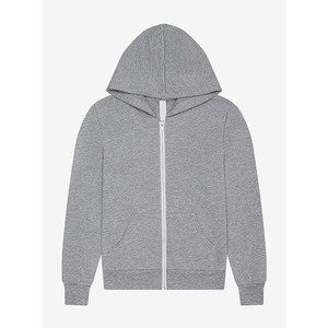 Sweat-shirts à capuche écologiques avec fermeture éclair, en tissu respirant, molleton de coton, couleur gris, manches longues, vêtements pour hommes - Product Image 1