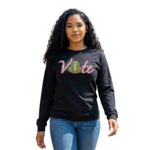 Camiseta de Manga Larga con Estampado Gráfico para Mujer, Algodón Premium, Estilo Casual para Uso Diario - Product Image 3