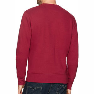 New Fashion Men's Autumn Eco-Friendly 460g Sweatshirts Casual Wear Solid Color <b>Pullover</b> <b>Jumper</b> 100% Cotton Fleece Pocket Regular - Product Image 4