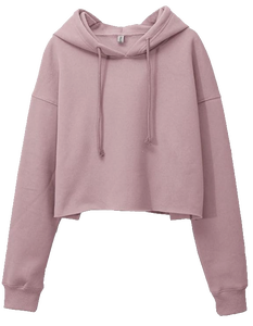 Girls <b>Crop</b> <b>Top</b> Hoodie Full Sleeve Solid Color Hooded Pullover Sweatshirt Regular Fit All Seasons Windproof Anti-UV Front Logo - Product Image 4